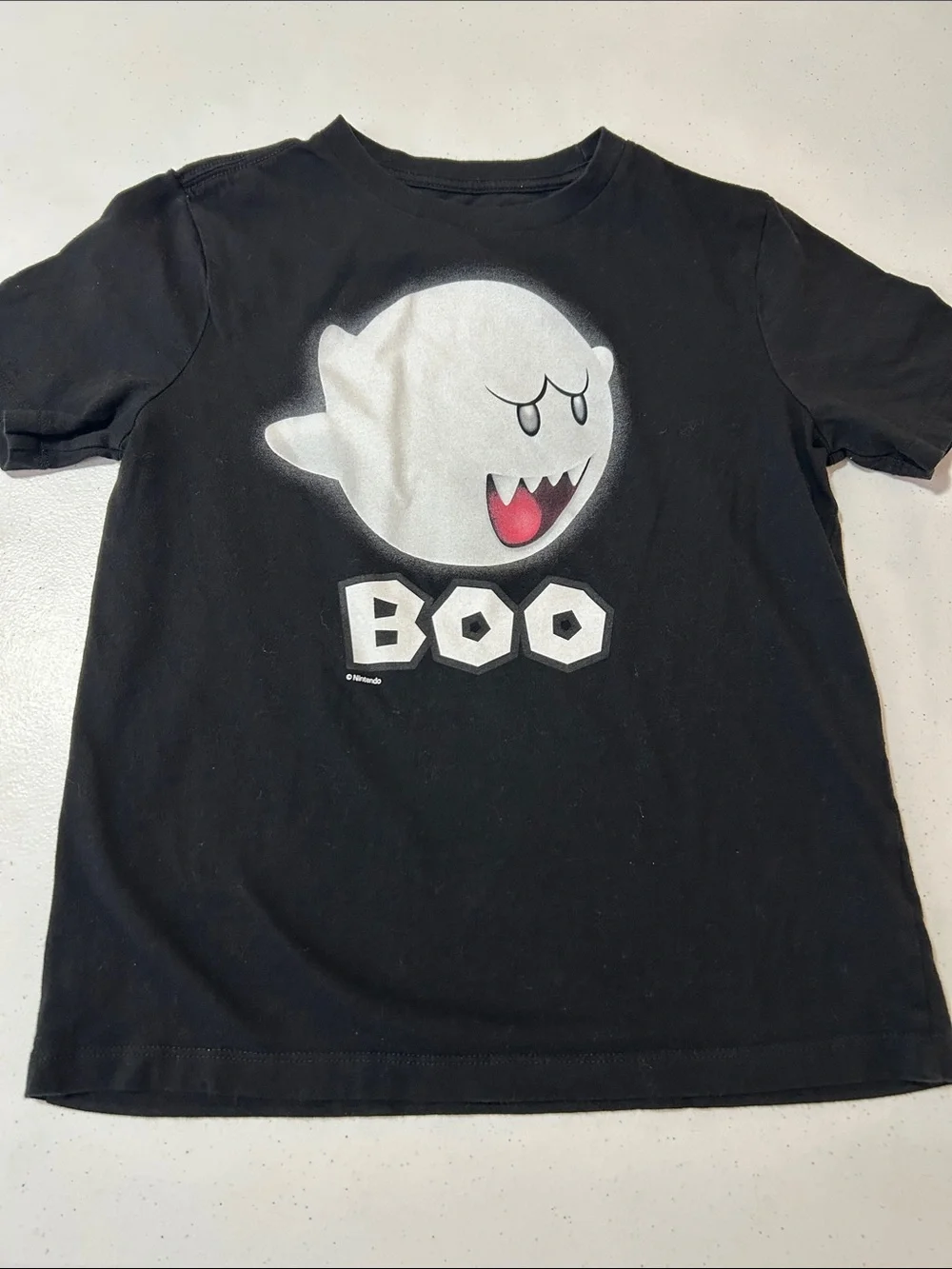 Old Navy Boy’s Nintendo Super Mario Ghost Halloween Top Size M (8)